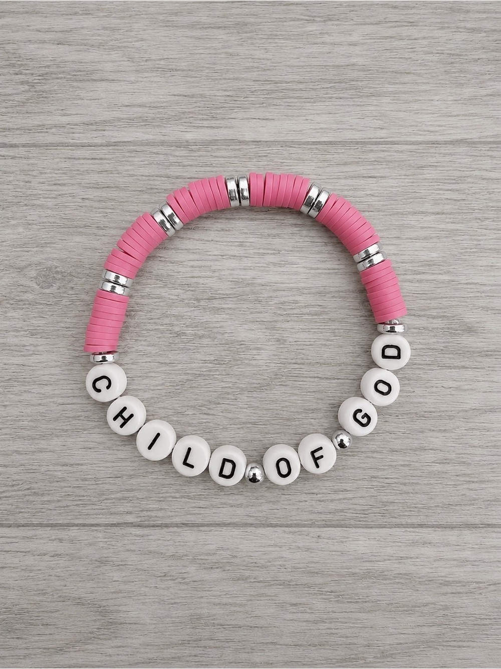 Kids 'Child of God' Beaded Bracelet